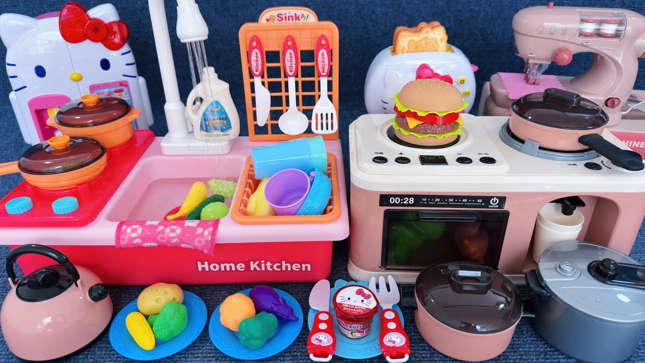 12 Minutes Satisfying with Unboxing Automatic Kitchen Appliance Playset ASMR | Review Toys