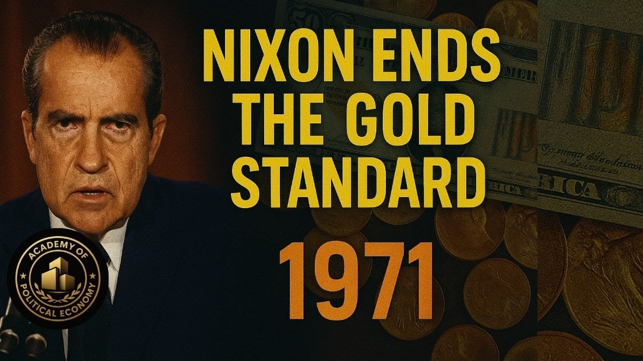Nixon ending the gold standard (“Nixon Shock”) in 1971