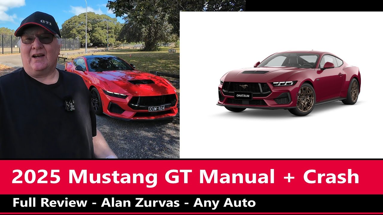 Обзор Ford Mustang GT 2025 года с ручным управлением ANYAUTO