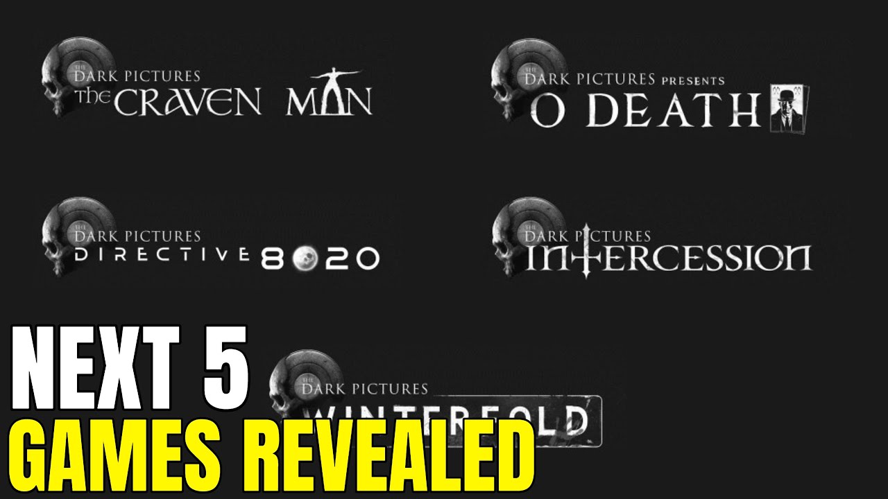 Next 5 Games From The Dark Pictures Anthology REVEALED