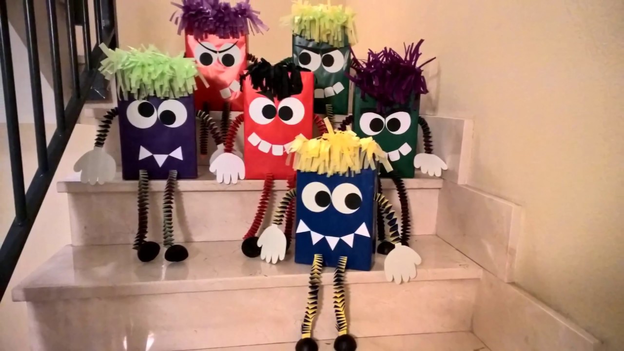 DIY Monstruitos para Halloween o para una fiesta de cumpleaños monstruosa