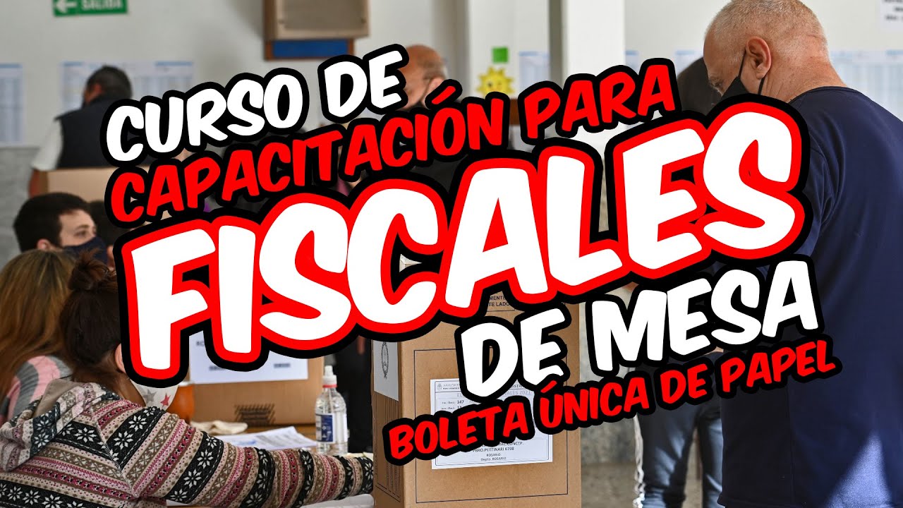 CAPACITACIÓN para FISCALES 2025 🗳️ | BOLETA unica de PAPEL | Curso COMPLETO para FISCALES DE MESA