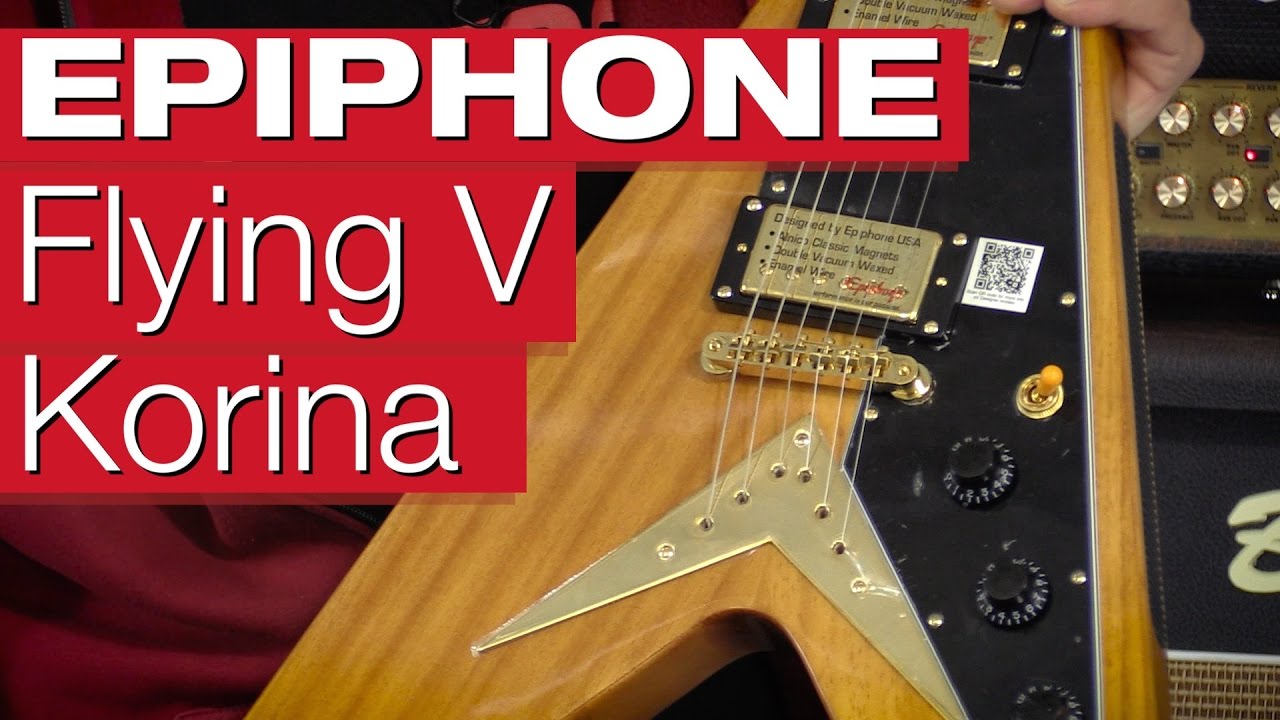 Epiphone Ltd Ed 1958 Korina Flying V (Der Test)