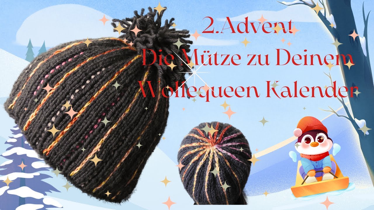 2. Advent  - Die Mütze zu Deinem Wollequeen Adventskalender 🎅❄️🎄