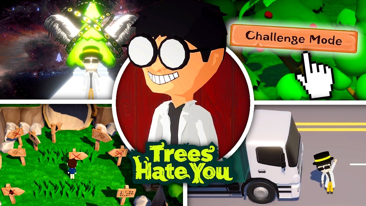 Trees Hate You: Challenge Mode - Full GAME Walkthrough & ALL Update Secrets + Ending (Demo Showcase)