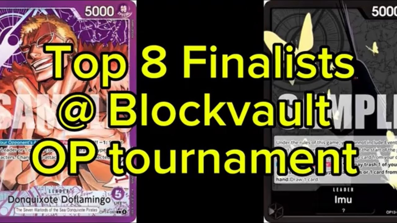 Top 8 Finalists Doflamingo VS IMU - Game 1 best of 3