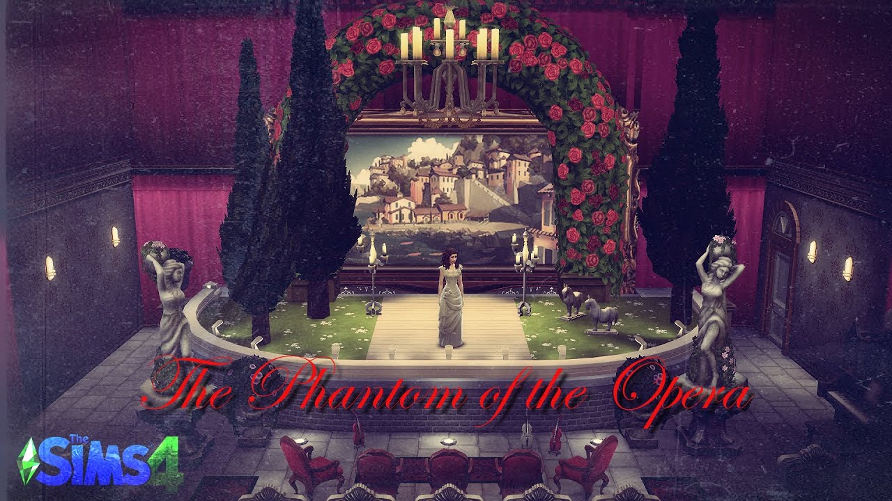 The Phantom of the Opera 🌹🎵 - The SIMS 4 Build - Enchanted Opera House