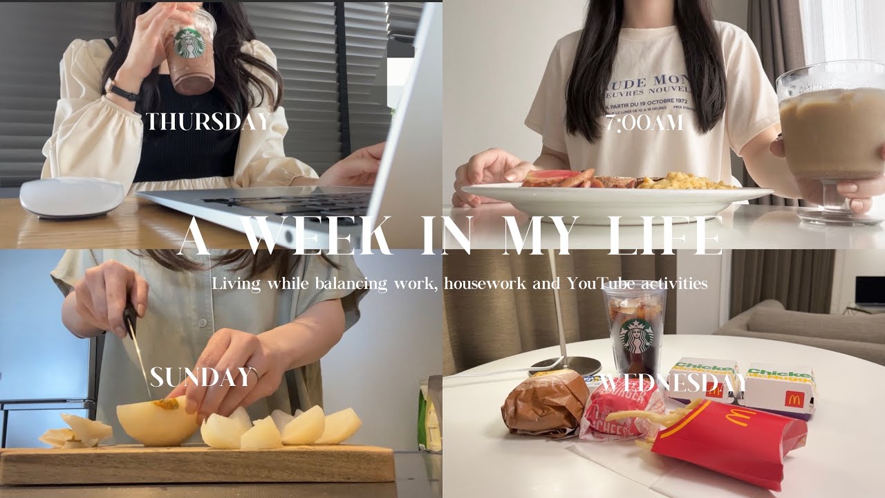 【vlog】仕事と家事とYouTubeを両立する社会人の1週間vlog👩🏻‍💻 | iPad購入, 時短レシピ👩🏻‍🍳