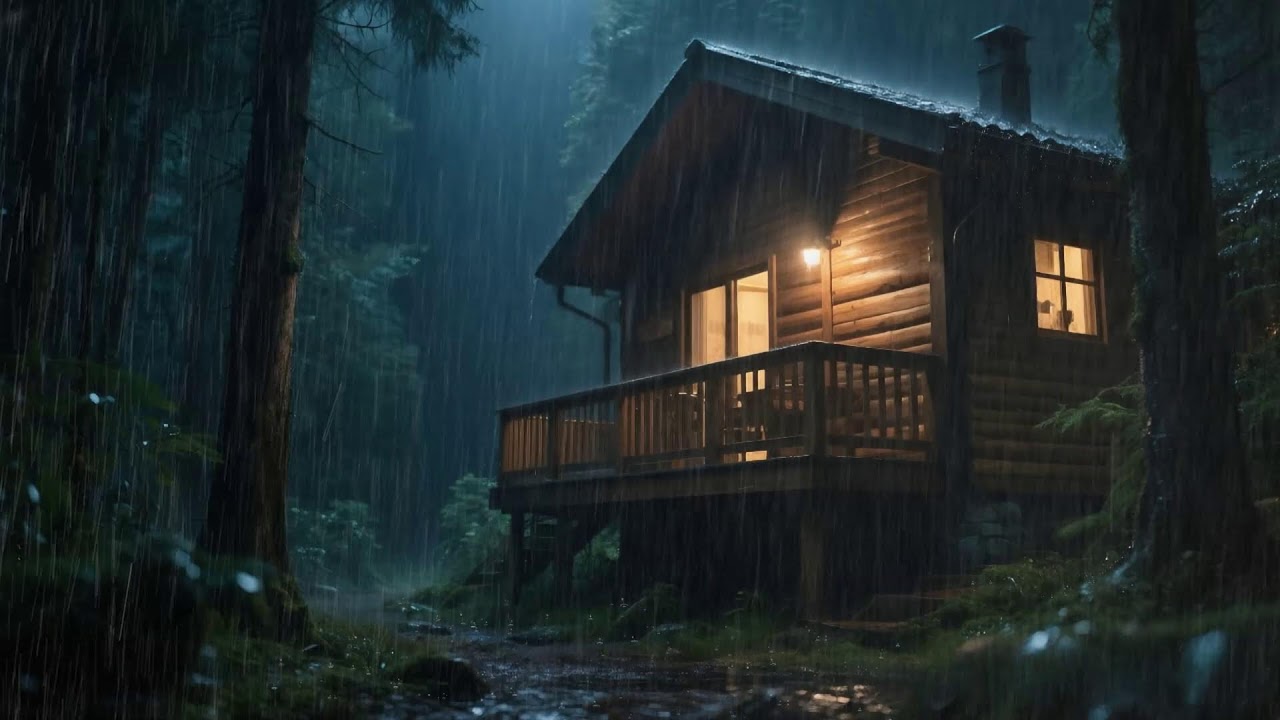 Super Heavy Rain To Sleep Immediately - Rain Sounds for Deep Sleep