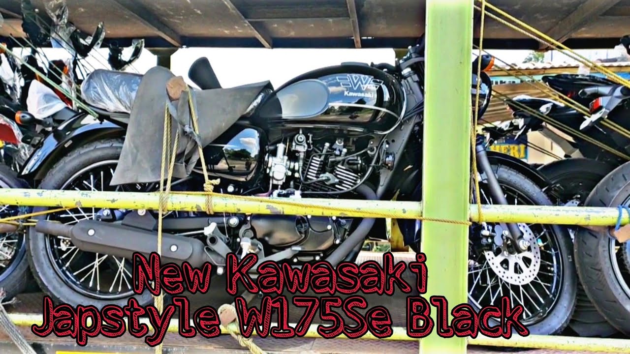 NEW KAWASAKI NINJA ZX25R, KLX XTREME & KAWASAKI JAPSTYLE W175SE BLACK