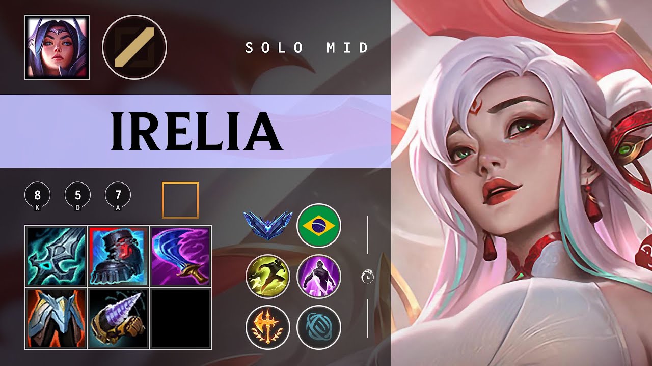 Irelia Mid vs Lux - BR Diamond Patch 26.02