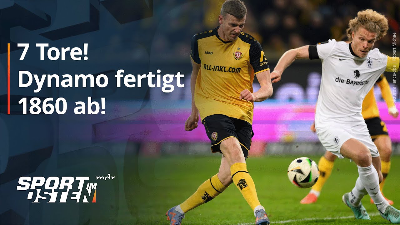 Dynamo Dresden &uuml;berrollt M&uuml;nchner L&ouml;wen | MDR aktuell 21:45 Uhr | MDR