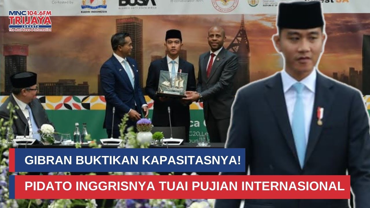 Wapres Gibran Bikin Heboh! Pidato Inggrisnya di Forum Afrika Jadi Sorotan Dunia I Trijaya Update