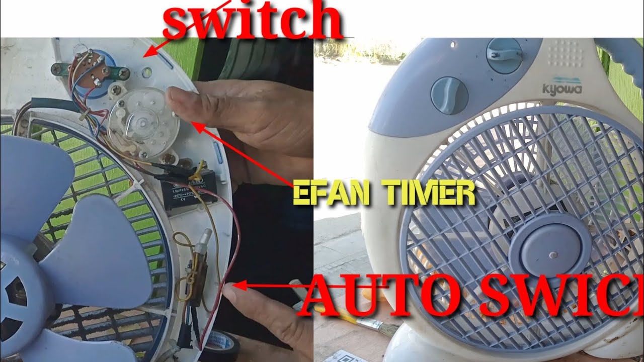 PAANO AYUSIN ANG BOX FAN, BAKIT MY AUTOMATIC SWITCH ANG BOX FAN?