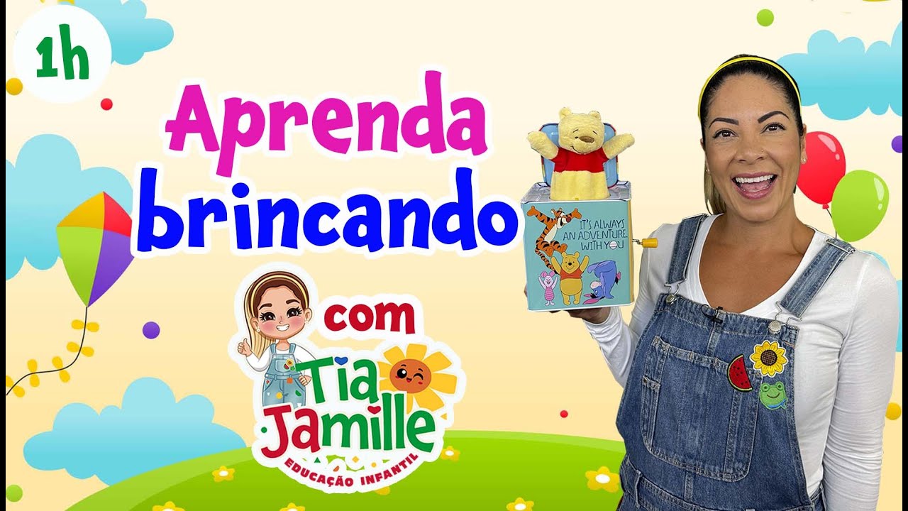 Aprenda Brincando- Tia Jamille - Desenho Infantil Educativo - V&iacute;deo Educativo - M&uacute;sica Infantil