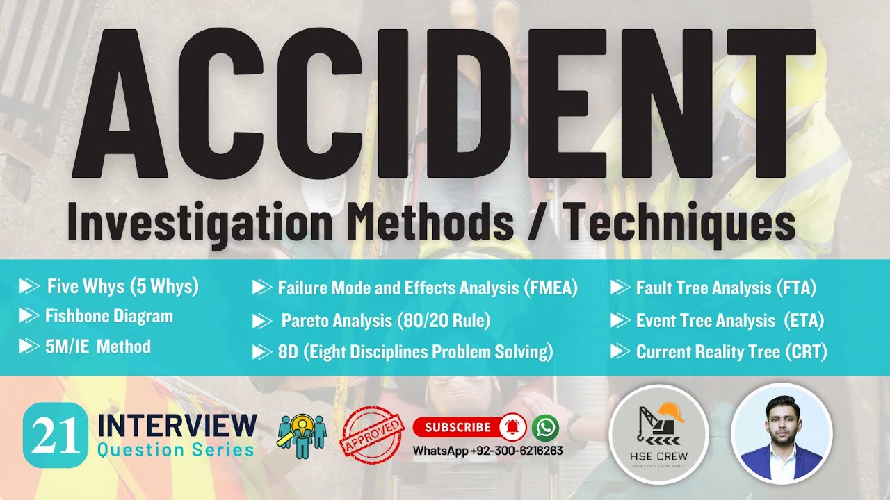 Accident Investigation Methods / Techniques