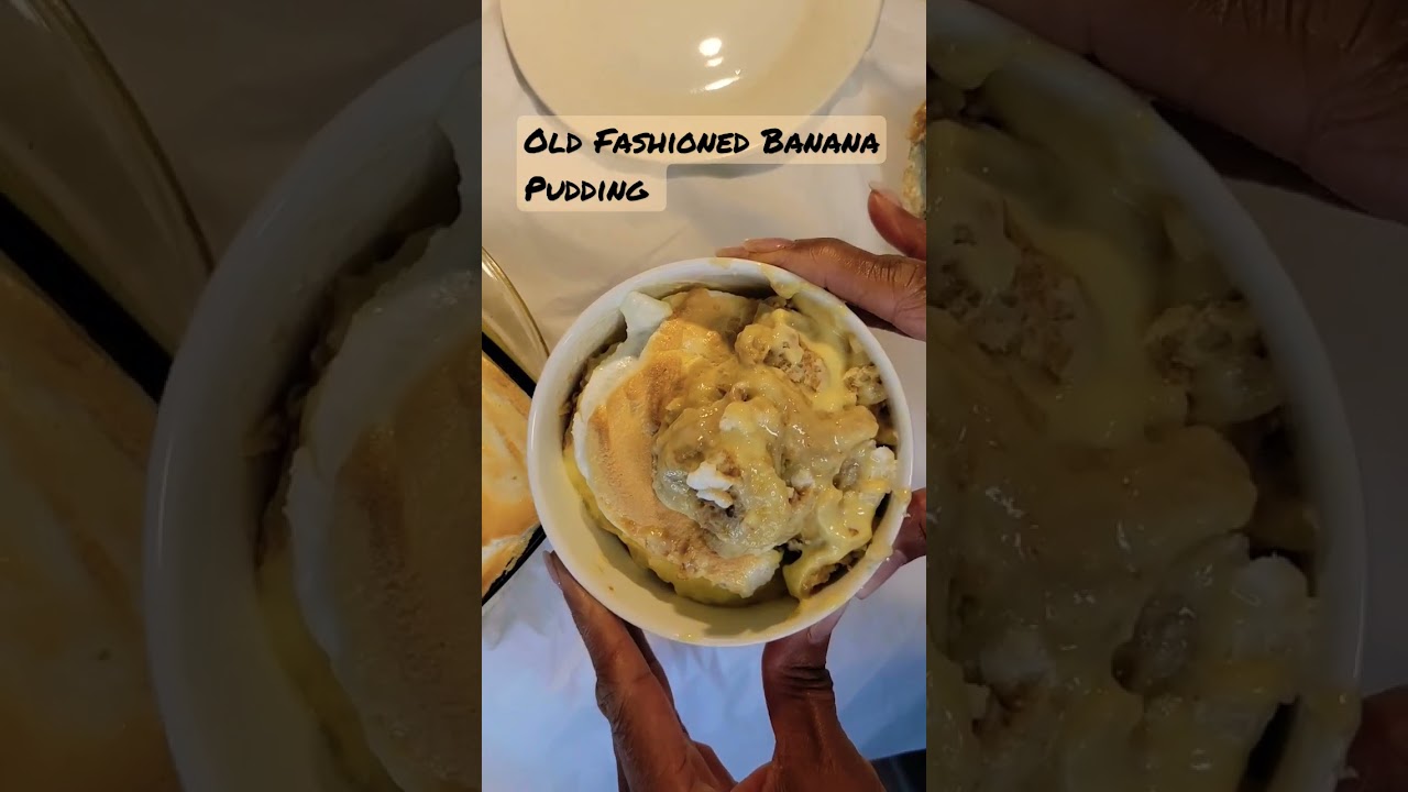Old Fashioned Homemade Banana Pudding