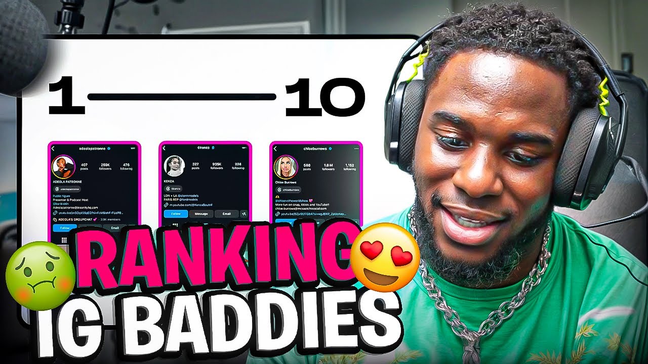 MOSESLDN RATES INSTAGRAM BADDIES ON A SCALE OF 10!