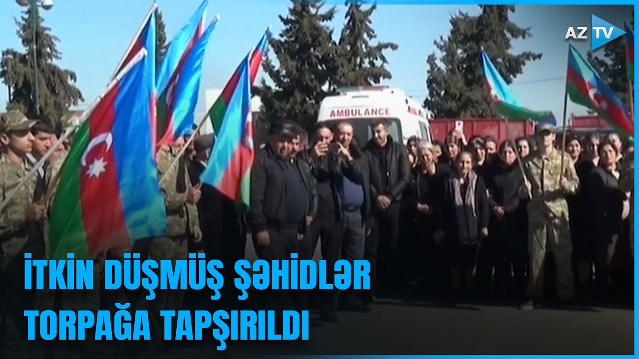 Birinci Qarabağ müharibəsində itkin düşənlərin nəşlərinin qalıqları dəfn edildi