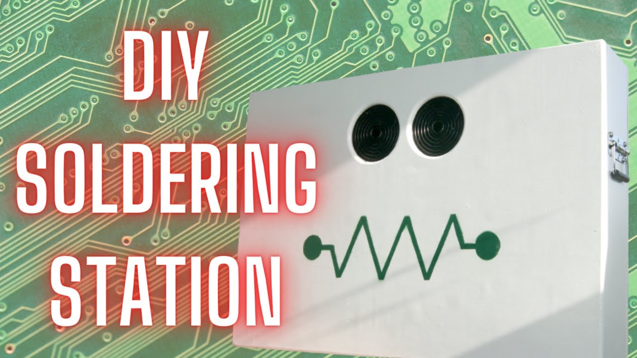 DIY electronics soldering work station build showcase