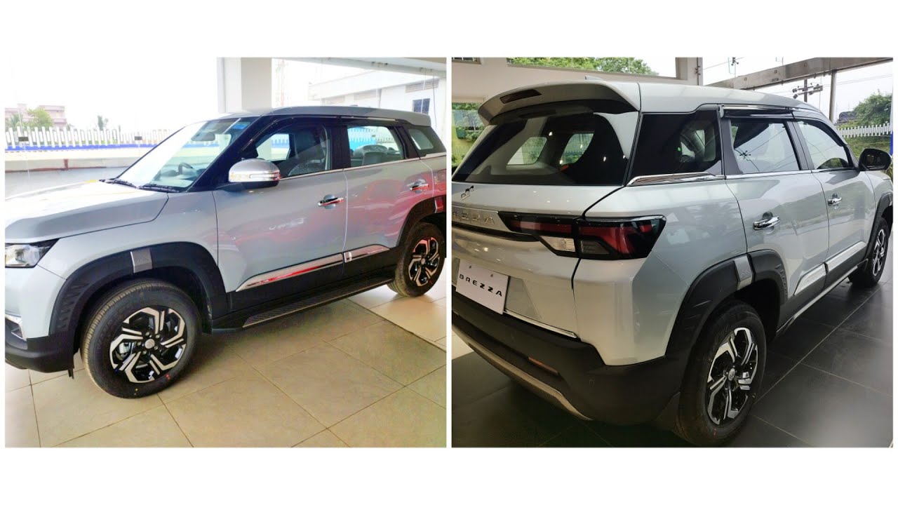 New Brezza genuine accessories with vxi silver model