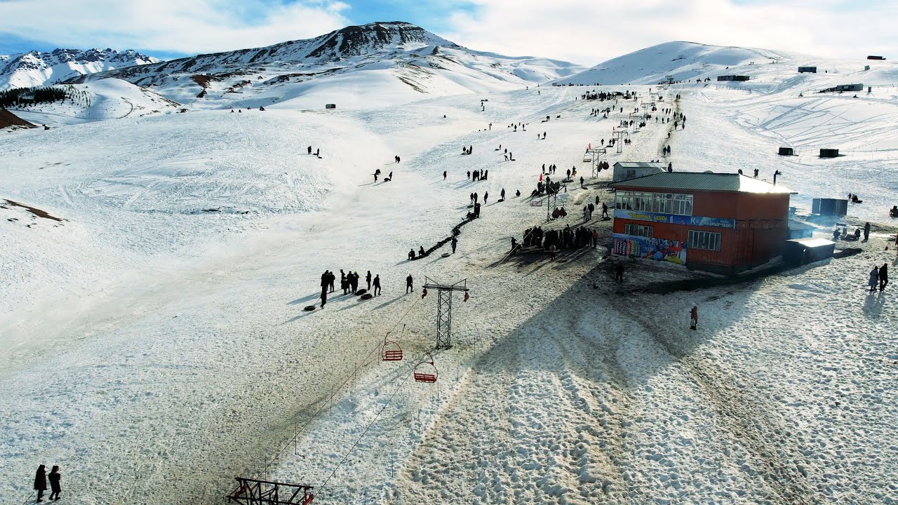 #ЧЫЙЫРЧЫК кышкы ЭС алуу ЖАЙЫ🛷 АСМАНдан КӨРҮНҮШҮ - Видео 4К / 16.01.22 #Алай #ЧыйырчыкДрон DJI Air 2S