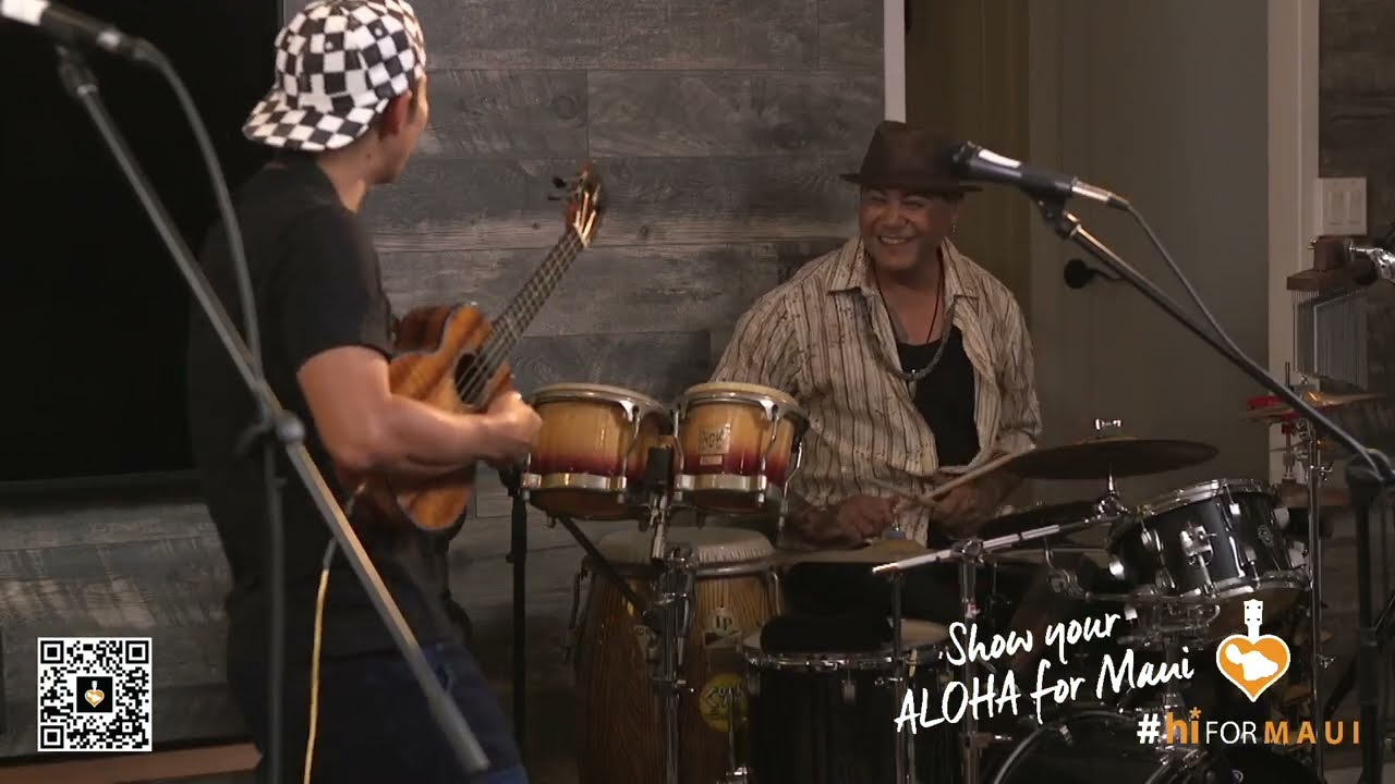 Jake Shimabukuro and Lopaka Colon - Kawika (HiSessions for Maui Livestream!)