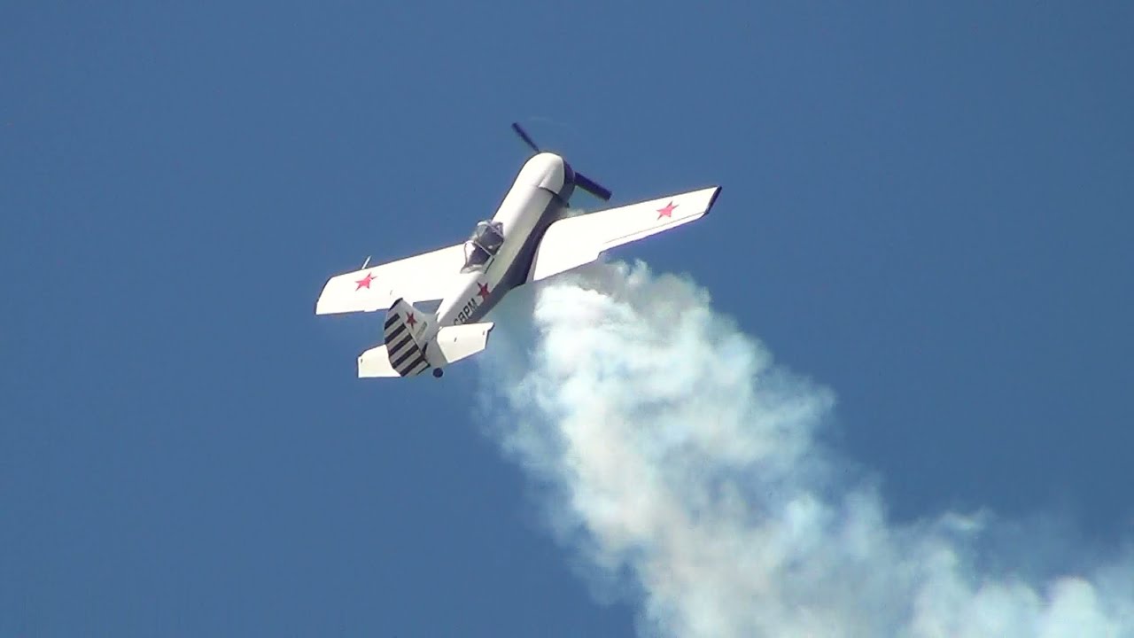 Aerostars Yak 50 Solo at Throckmorton 8th June 2013