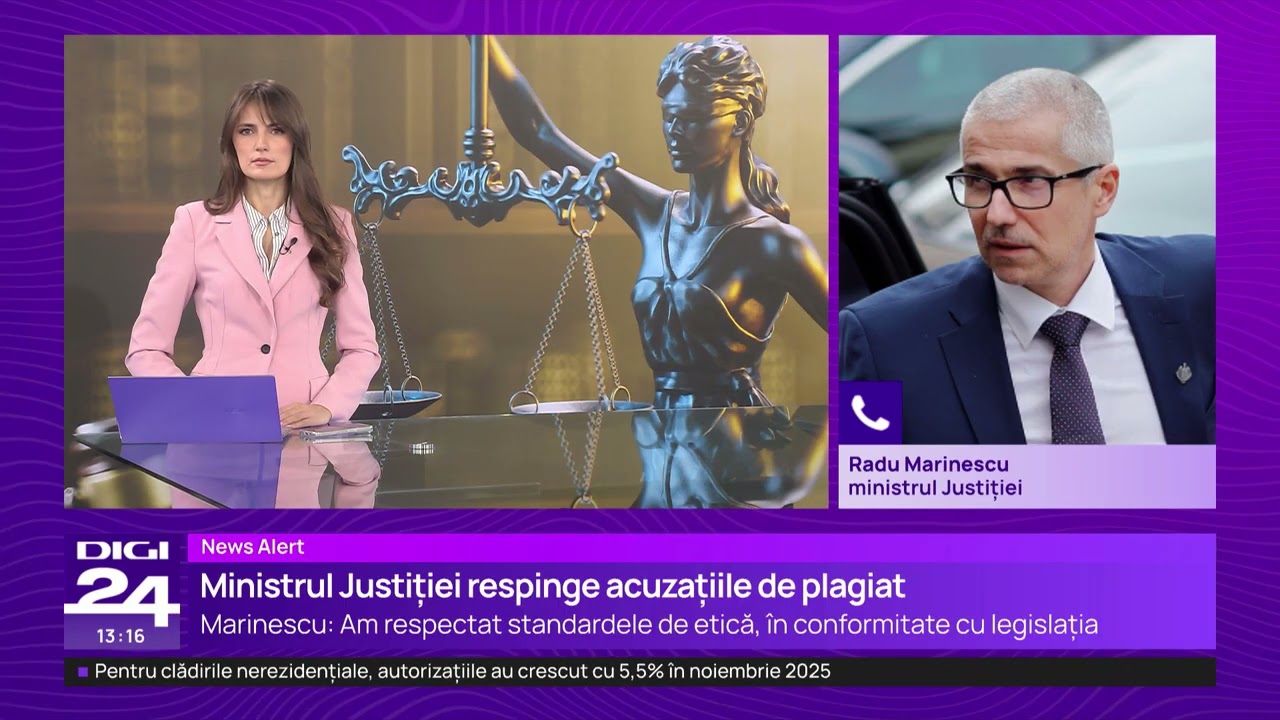 Ce spune Radu Marinescu despre o eventuală demisie, dacă teza sa se dovedește plagiată