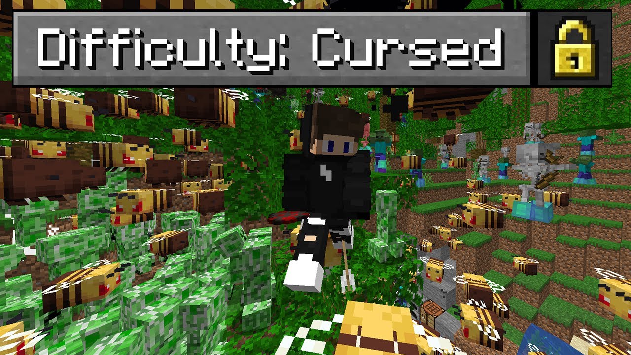 Aku Tamatin Minecraft Cursed Mode... (Sangat Sulit)