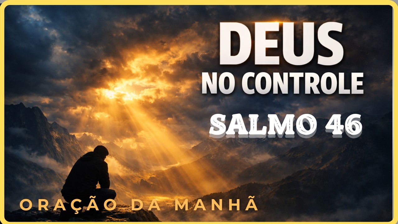 SALMO 46 – Aquietai-vos! Deus Está no Controle 🙏 Oração Poderosa da Manhã