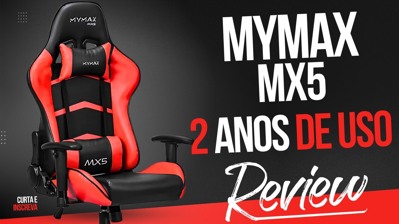 Cadeira Gamer Mymax MX5 Após 2 Anos de Uso, Detalhes e Funções, Vale a Pena?