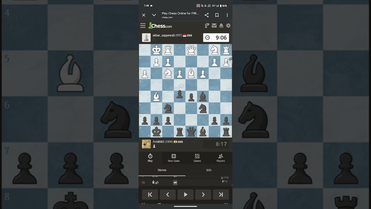  Opponent played London System against me!!