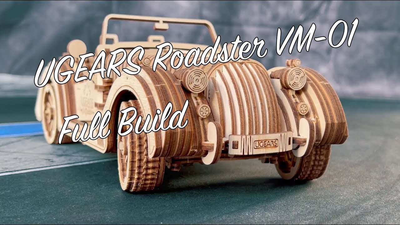 UGEARS Roadster VM-01 Full Build Video - Deutsch