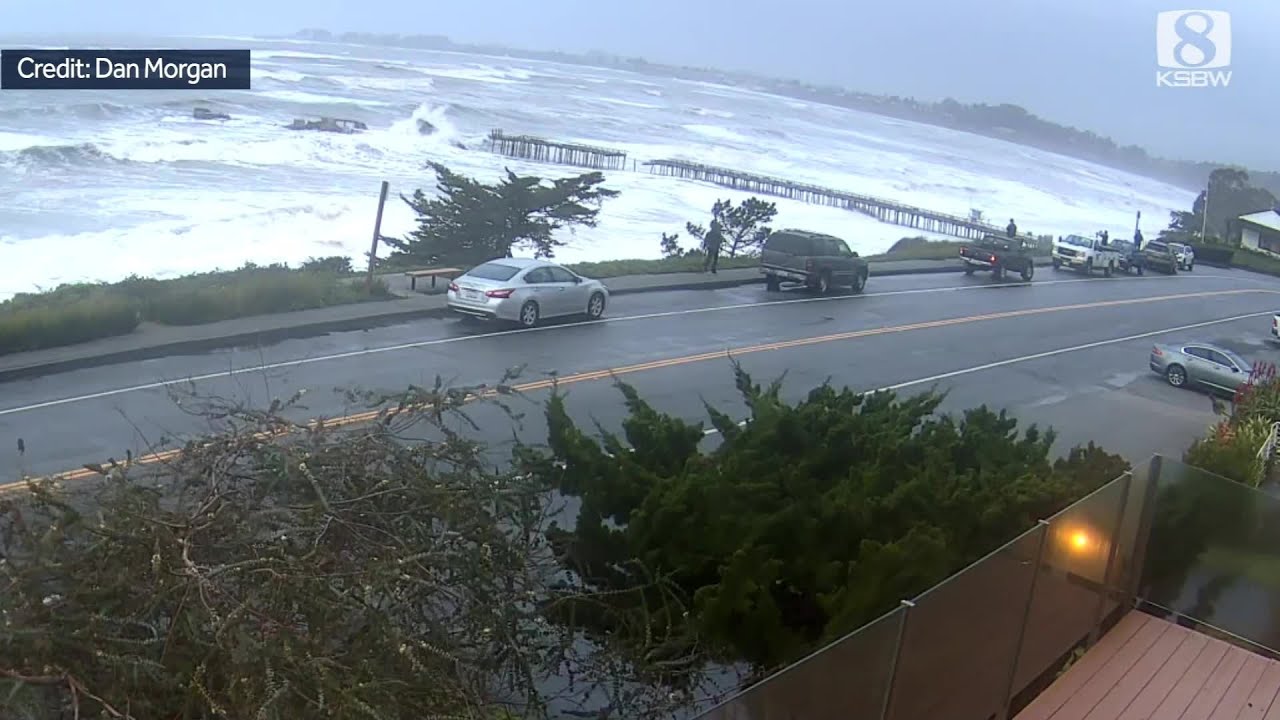 Timelapse: Seacliff State Beach Pier decimated by waves