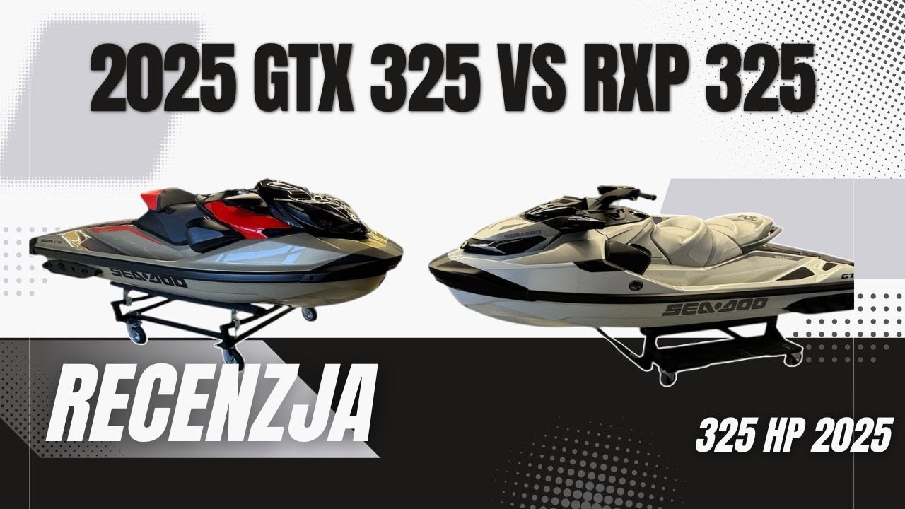 Sea Doo GTX 325 limited 2025 porównanie z SEA DOO RXP X RS 325 TECH metalic tan 2025