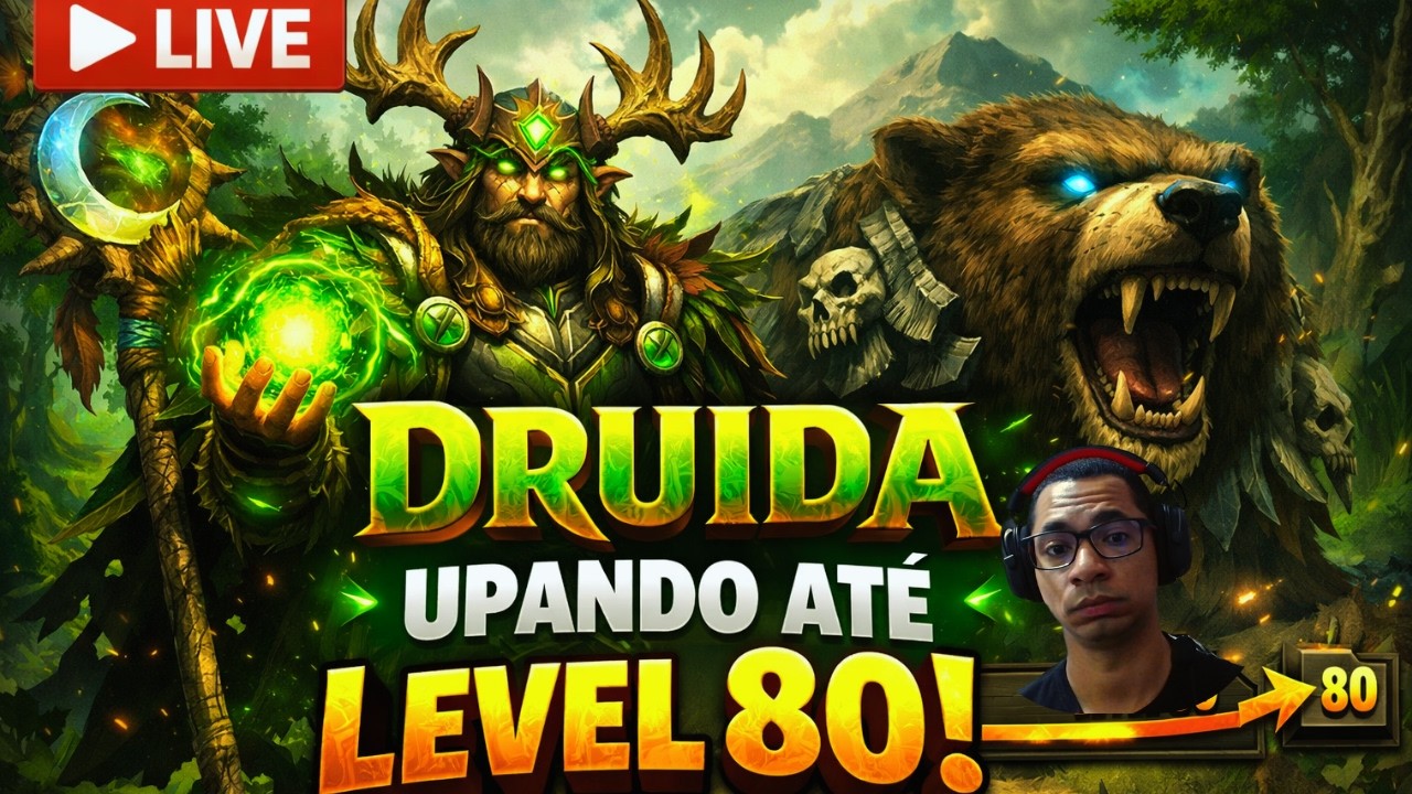[AO VIVO] World of Warcraft | Upando o Druida