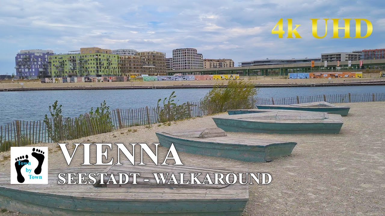Vienna, Wien, Seestadt Walkaround, 22nd District, Austria City Walk, 4k, 60fps