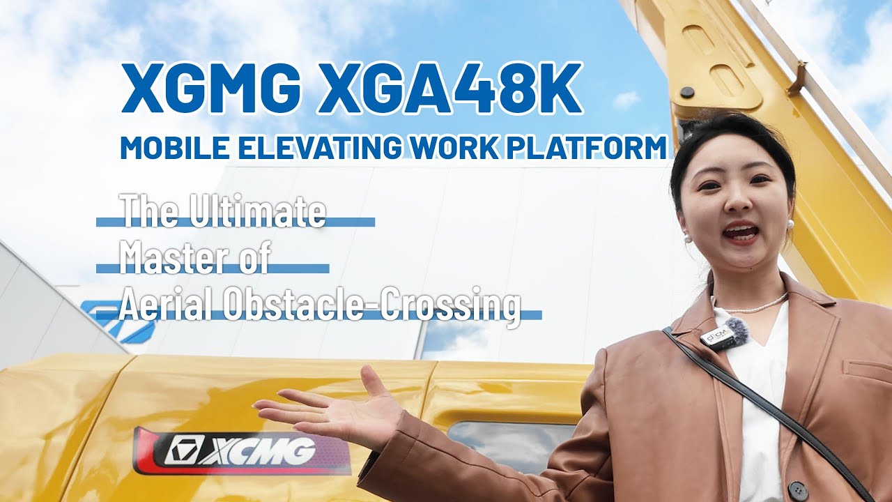 XGMG XGA48K Mobile Elevating Work Platform，the ultimate master of aerial obstacle-crossing！