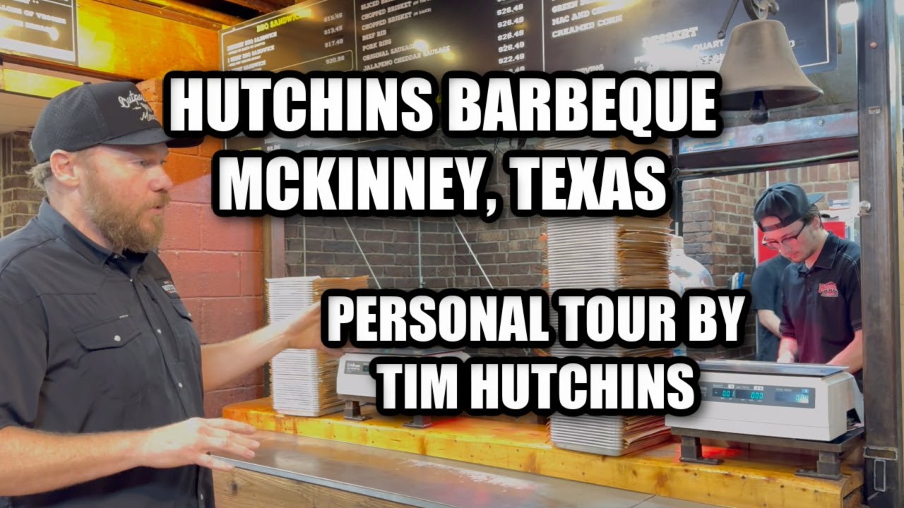 Hutchins Barbeque - McKinney Texas - COMPLETE Tour of the Whole Operation