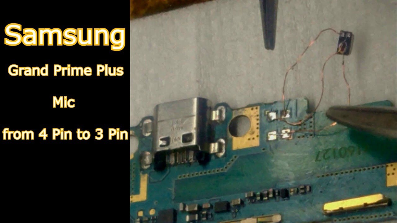 How to Convert Samsung Grand Prime Plus Mic from 4 Pin to 3 Pin | Samsung Mix Repairing |