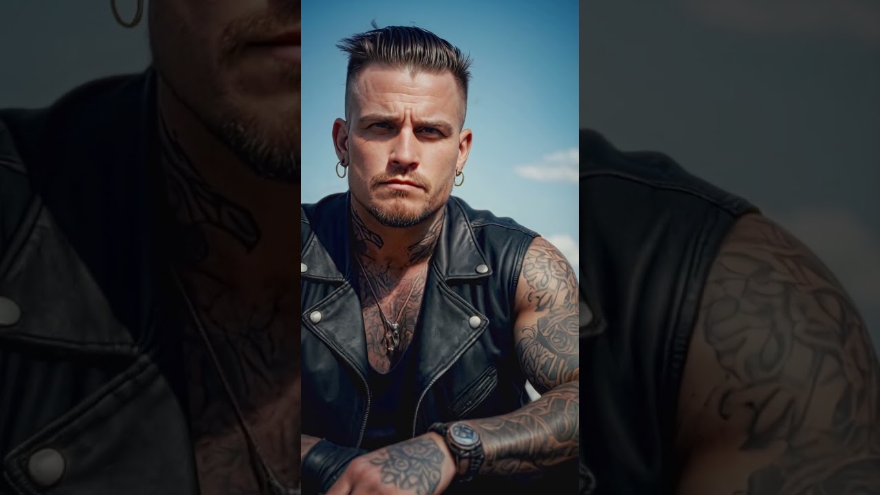 Not just a pretty face✨🔥#HotGuys #HotMale #ai #Heartthrob #biker #aiart #sexyguys #gay #lgbt