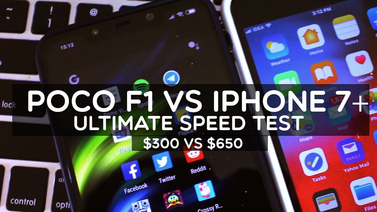 POCO F1 vs iPHONE 7 PLUS Ultimate SPEED TEST COMPARISON - Can It Beat iPhone ?