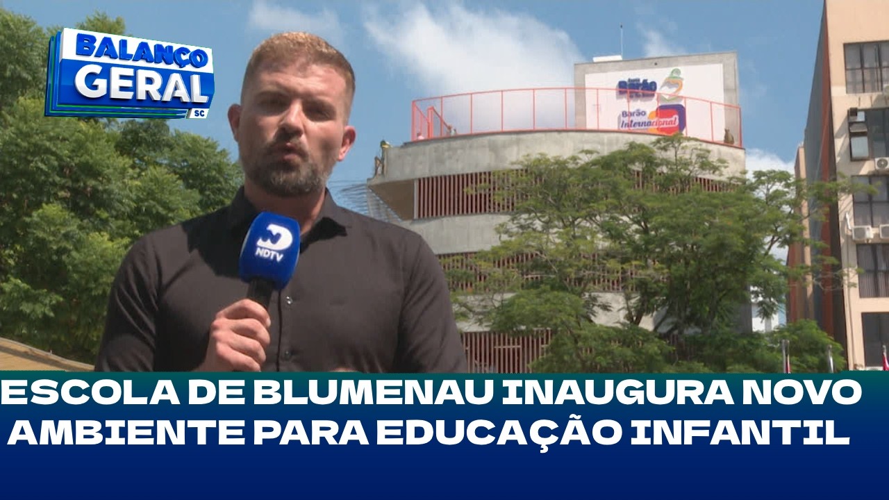 Educação: escola de Blumenau inaugura novo ambiente para educação infantil