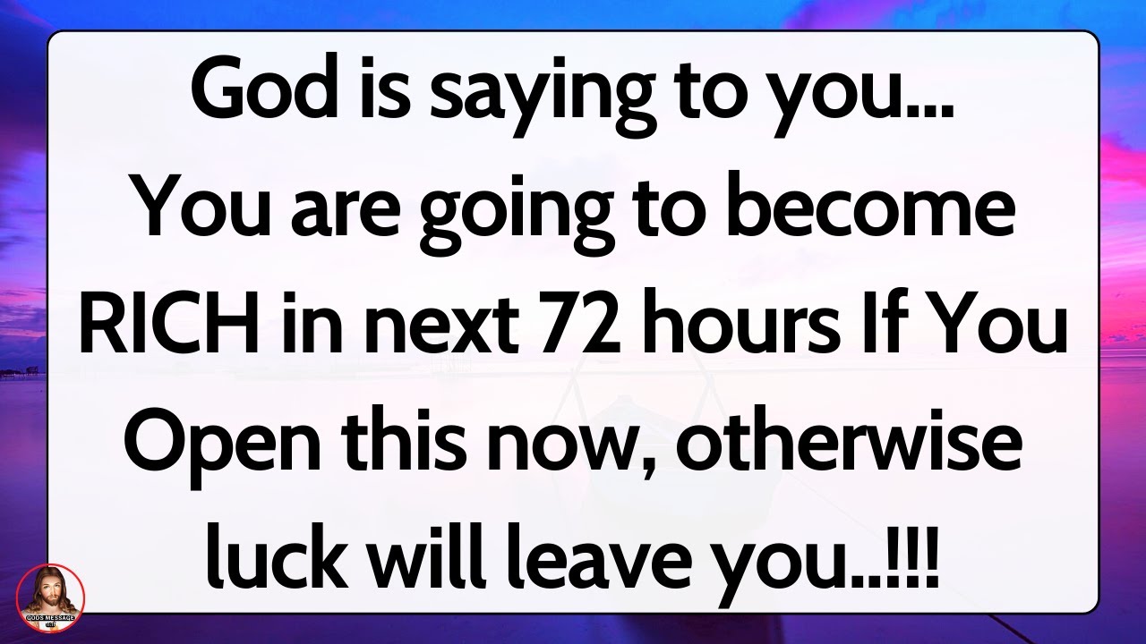 11:11😱God says, You are going to become Rich in 72 hrs💌Jesus Says🌈Angels Message✝️Gods Message 1111