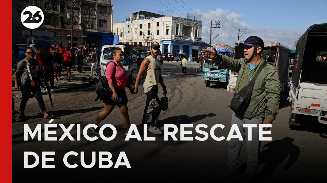 🇲🇽 🇨🇺 MÉXICO AL RESCATE | Llegan buques con ayuda humanitaria ante el cerco energético