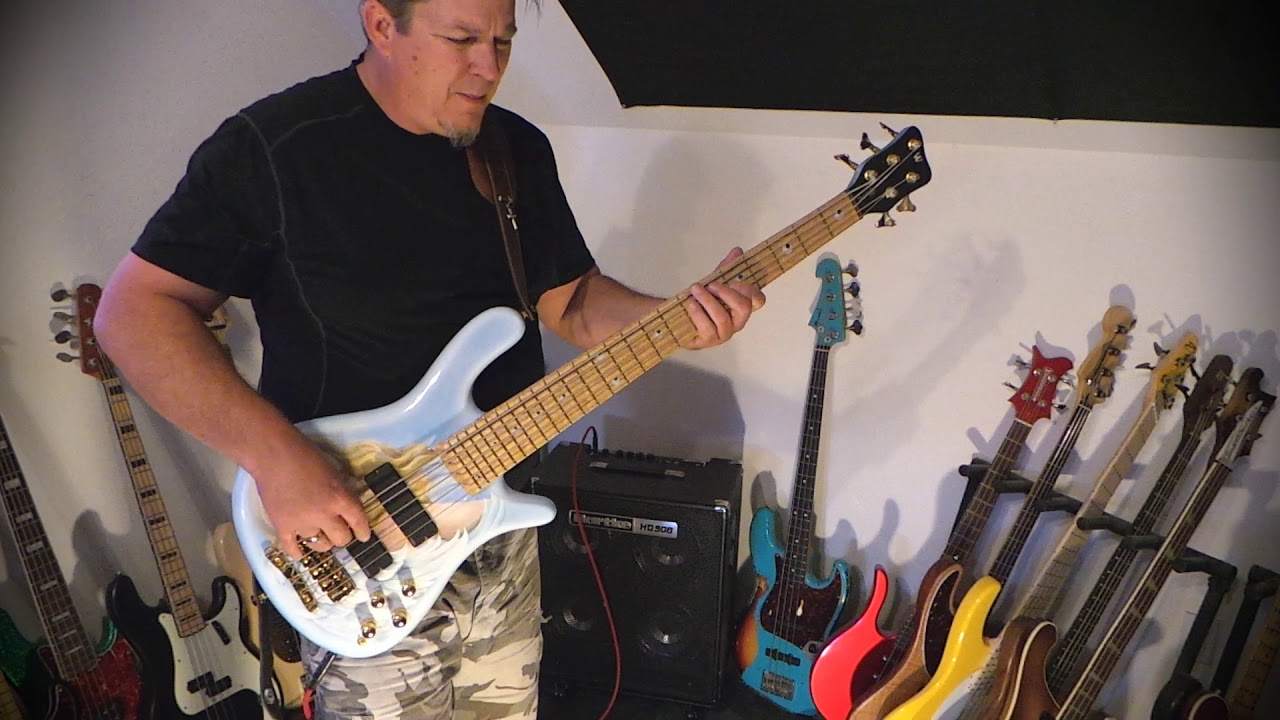 Hartke HD508 Combo Amp - Low B Test - Warwick SS1 - Andy Irvine