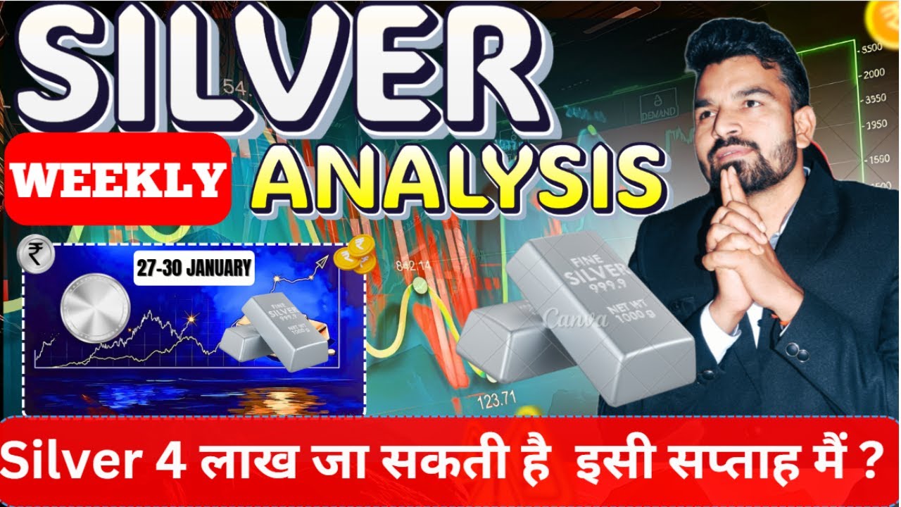 SILVER  WEEKLY ANALYSIS l 23-27 JAN l SILVER MCX NEXT WEEK PREDICTION #silvermcweeklyxanalysis