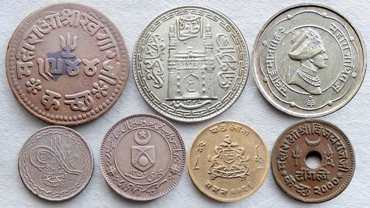 Different Princely State Coins Collection - BRITISH INDIA