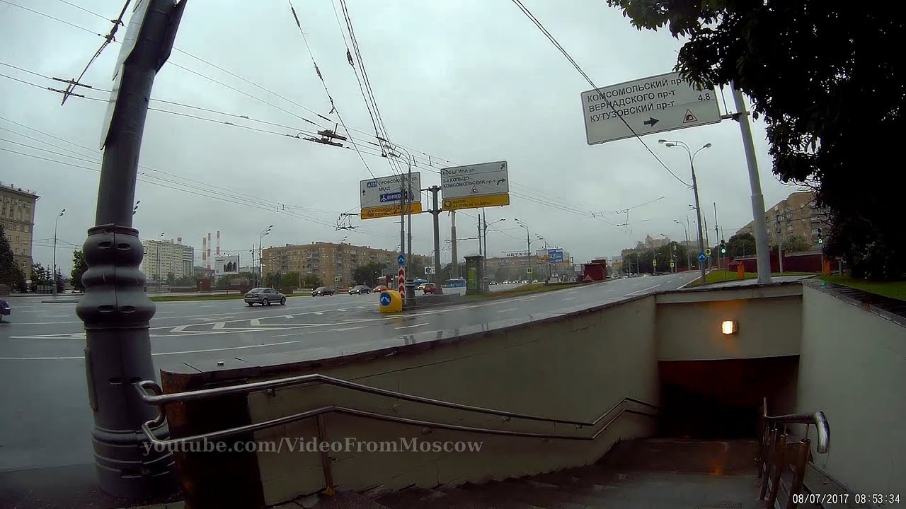 По Ленинскиму проспекту от 